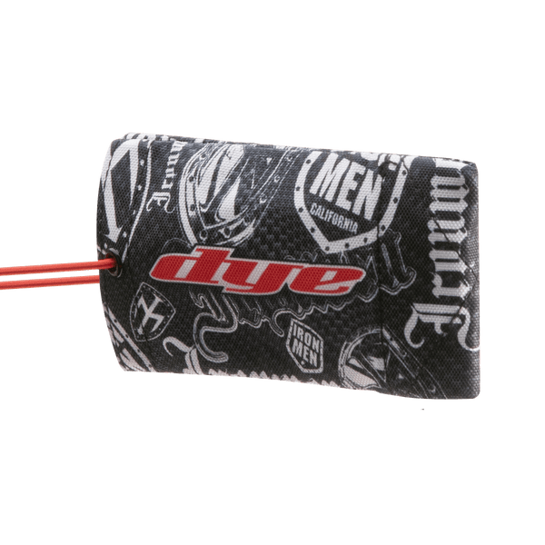 Housse De Réservoir Paintball Dye Flex TWST - Rouge/Noir - Protection Réservoir 4500 Psi