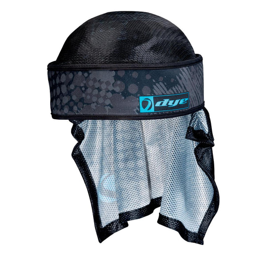 DYE X HALO - HEAD WRAP - CONCEPT BLACK/CYAN - DYE Precision Germany GmbH