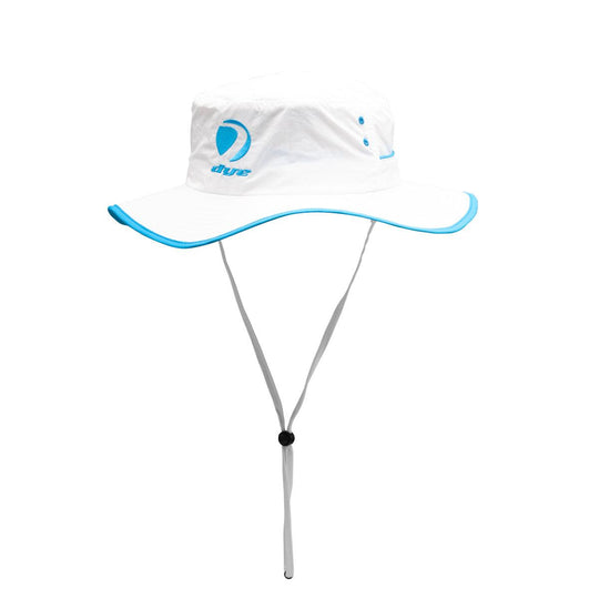 DYE BUCKET HAT BOONEY WHITE/CYAN - DYE Precision Germany GmbH