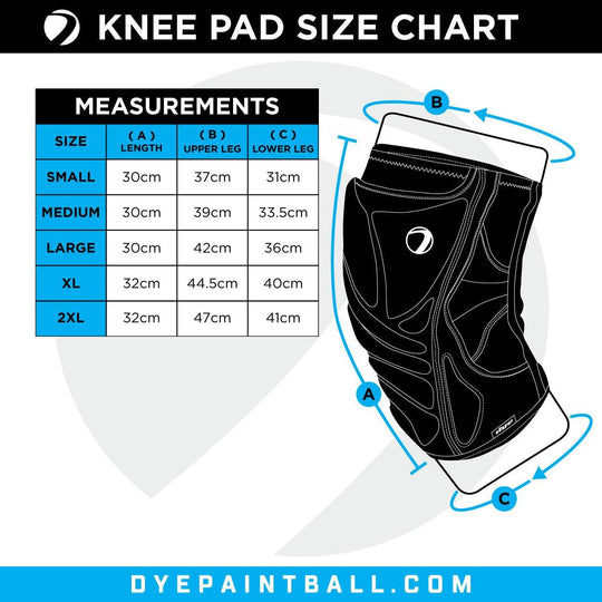 PERFORMANCE KNEE PADS BLUE - DYE Precision Germany GmbH