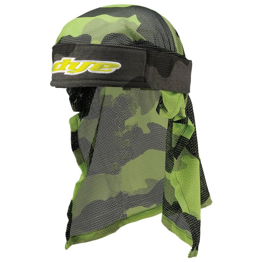 HEADWRAP BOMBER GREY/LIME - DYE Precision Germany GmbH