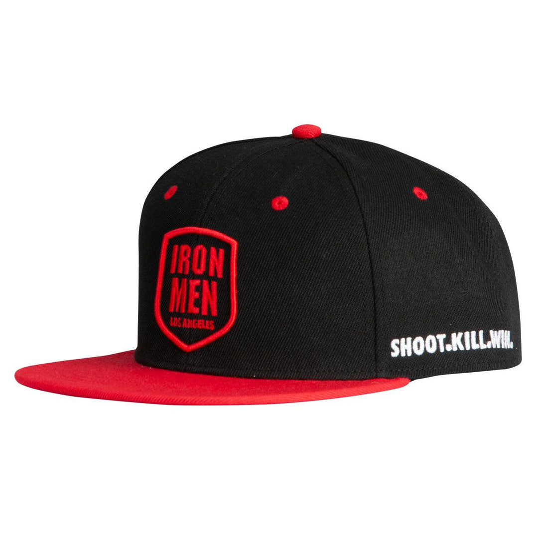 DYE HAT IRONMEN BLACK/RED SNAP BACK - DYE Precision Germany GmbH