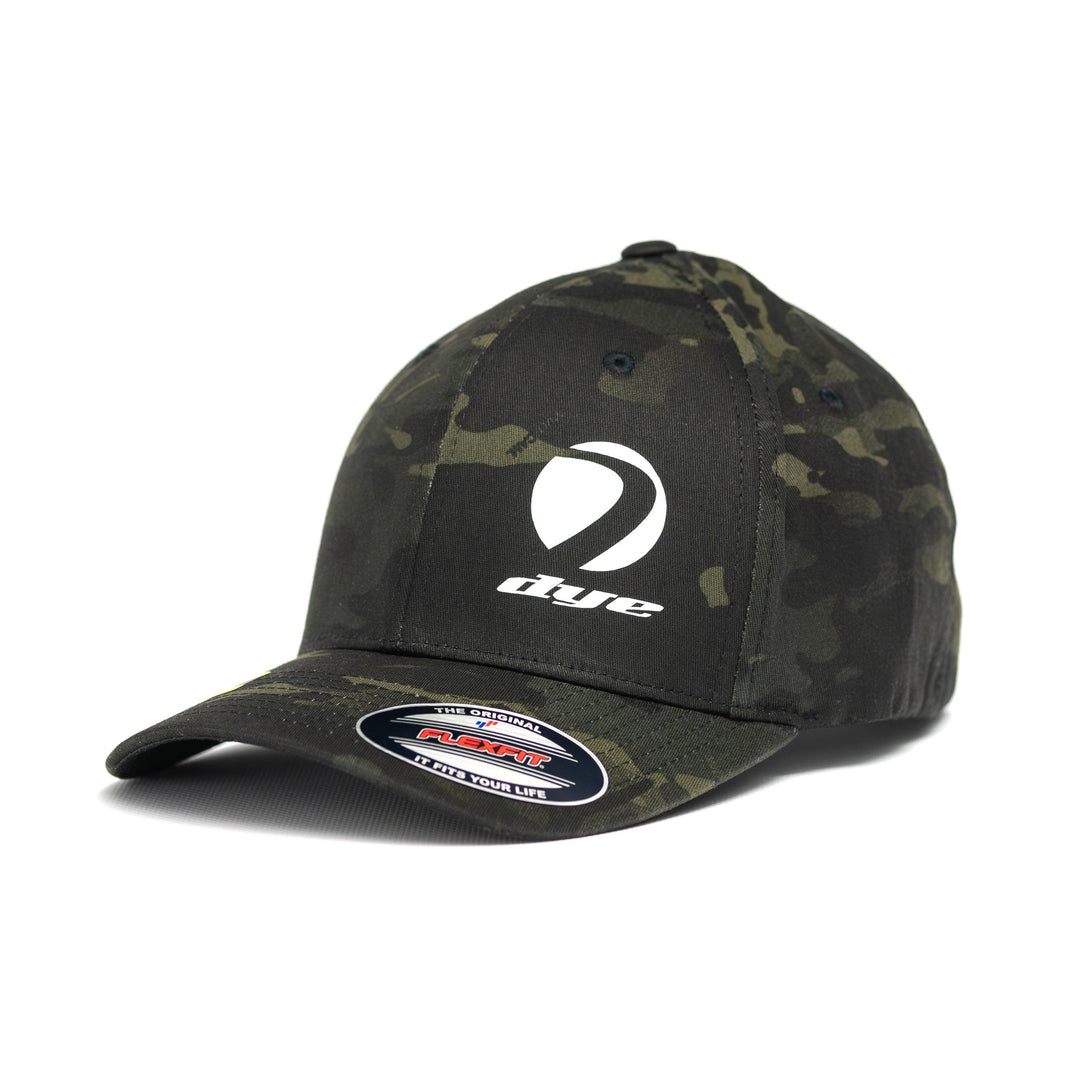 LOGO CAP FLEX FIT MULTICAM BLACK - DYE Precision Germany GmbH