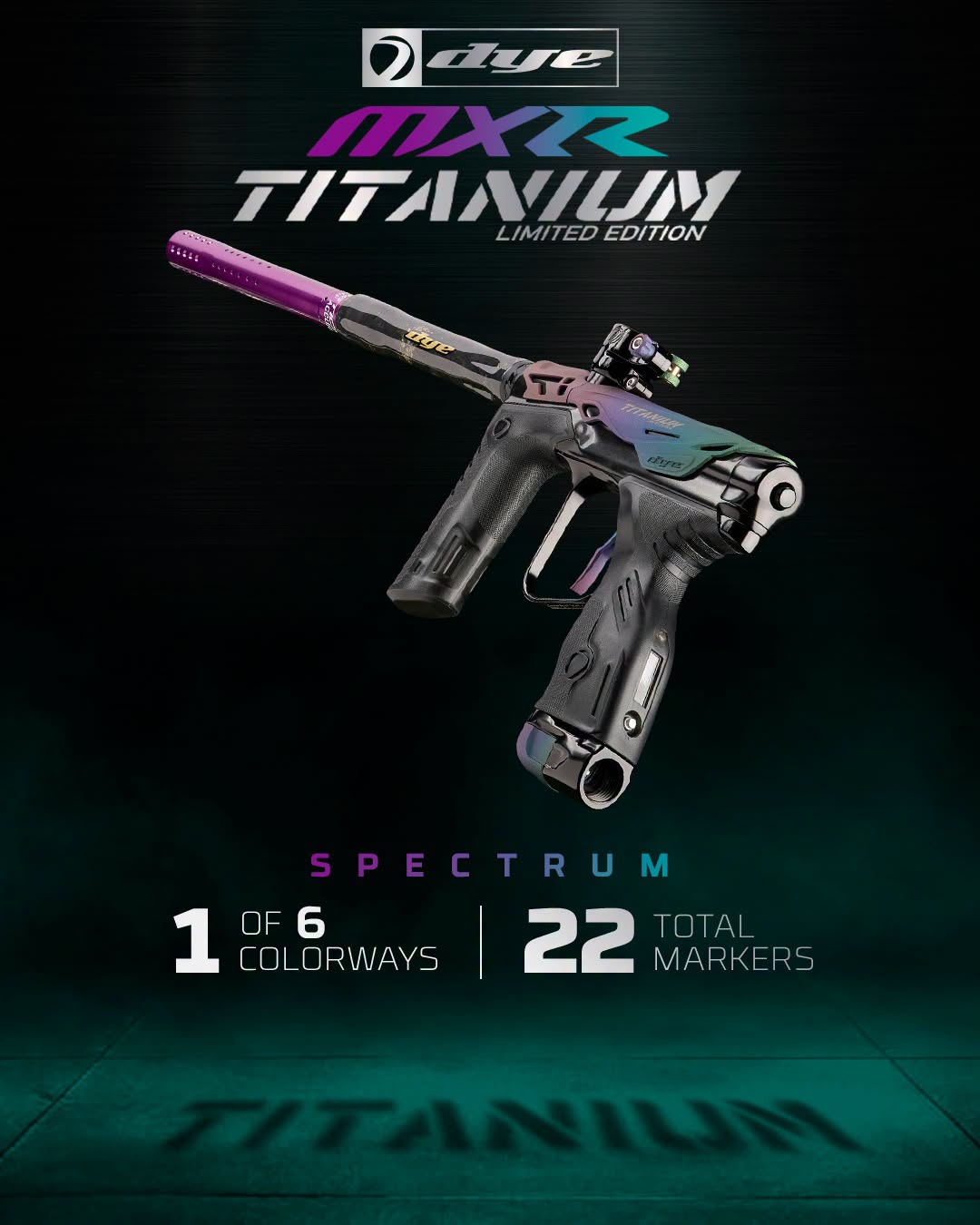 DYE MXR Titanium Limited Edition – Spectrum