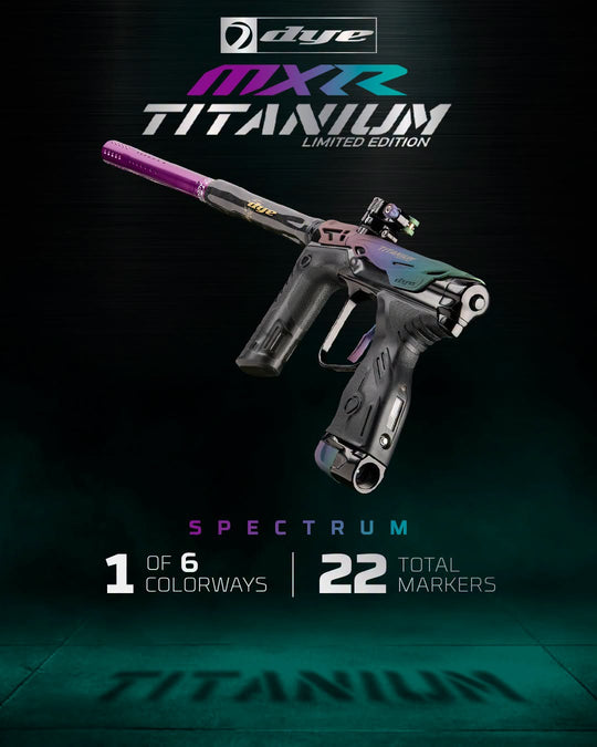DYE MXR Titanium Limited Edition – Spectrum