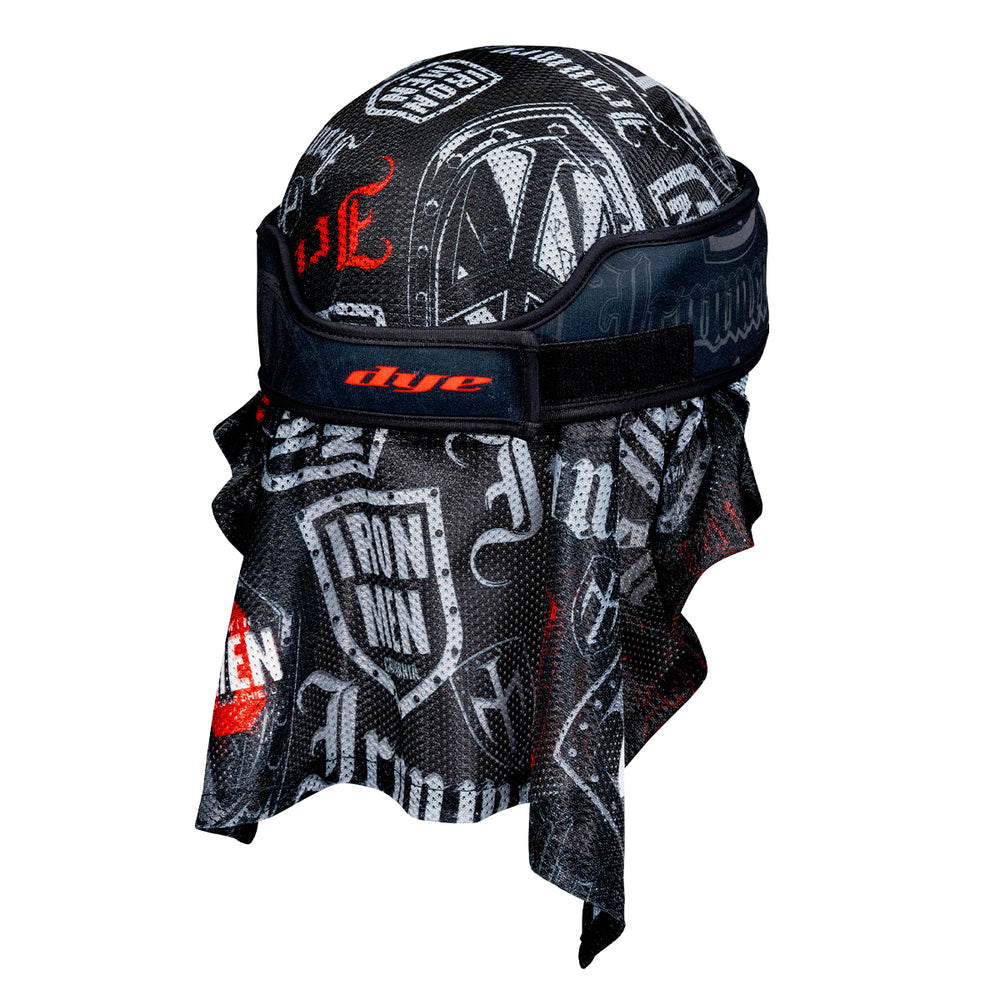 DYE X HALO - HEAD WRAP - IM SHIELDS 40 BLACK/RED