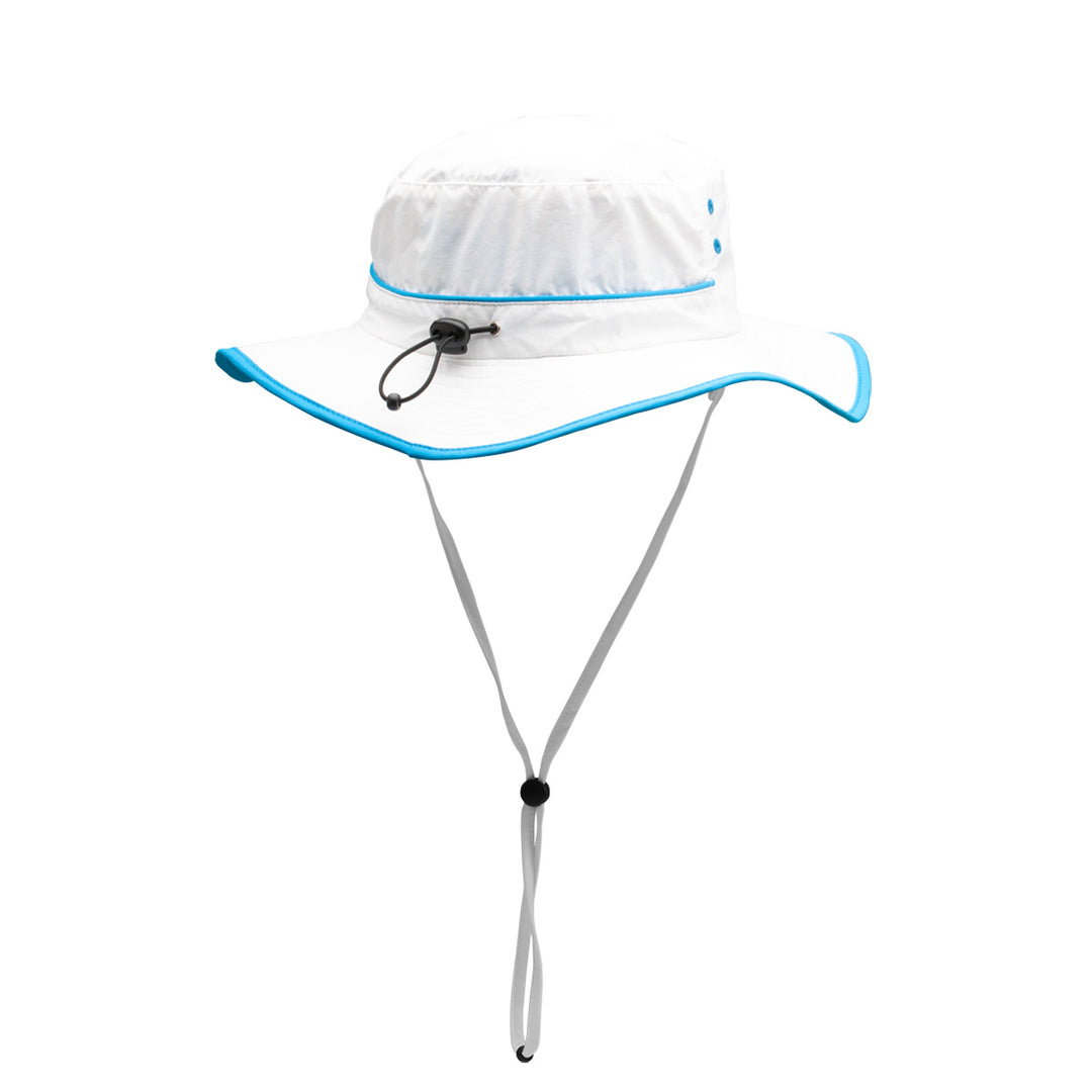 DYE BUCKET HAT BOONEY WHITE/CYAN