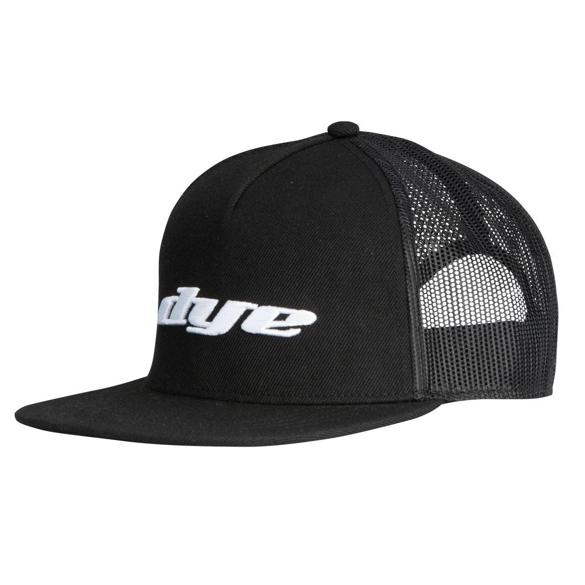 DYE HAT LOGO TRUCKER BLACK/WHITE SNAP BACK - DYE Precision Germany GmbH