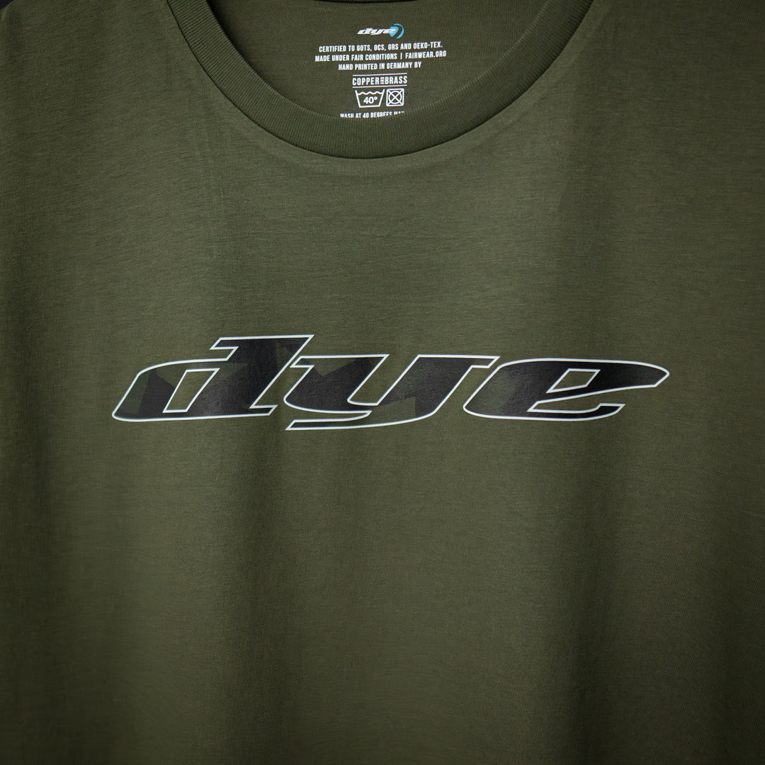 SHIRT DYE ICONIC - Dark Camo-Khaki