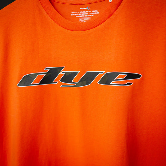 SHIRT DYE ICONIC - Dark Camo Orange